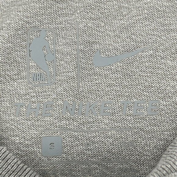 Nike Boston Celtics Shirt Men's S Gray The Nike Tee Long Sleeve Crew Neck NBA - Picture 4 of 11
